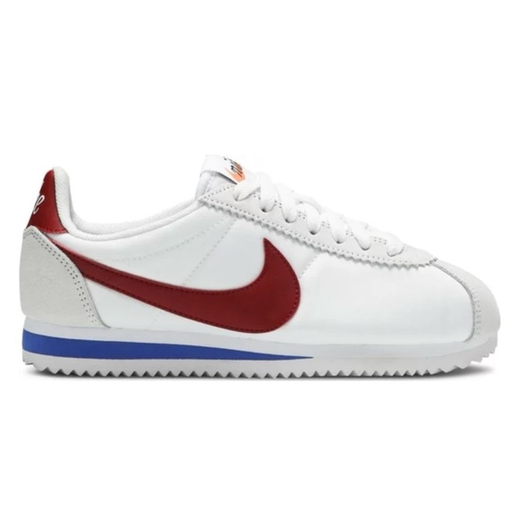 Nike Women’s Classic Cotez ‘White Varsity Red Royal’ 807471-103 Size 10 - Picture 1 of 9